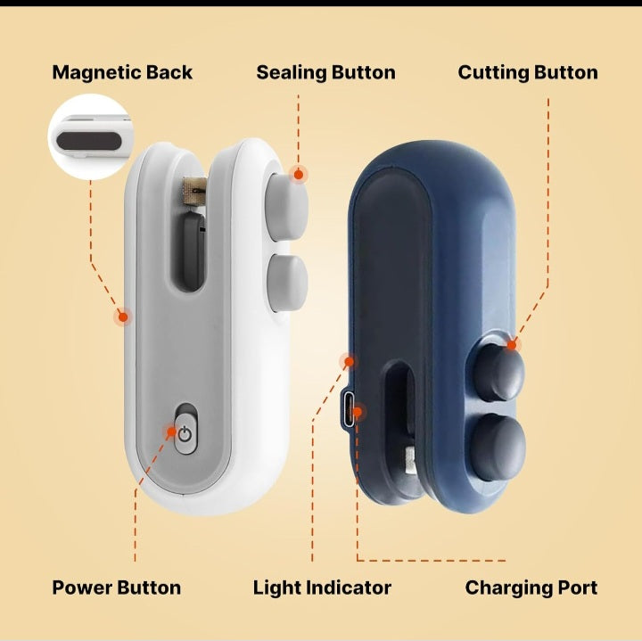 Mini Bag Sealer+Cutter.