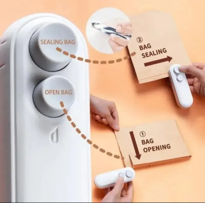 Mini Bag Sealer+Cutter.
