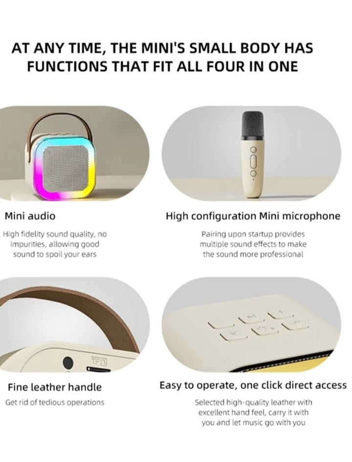 K12 Wireless Microphone and Bluetooth Speaker.